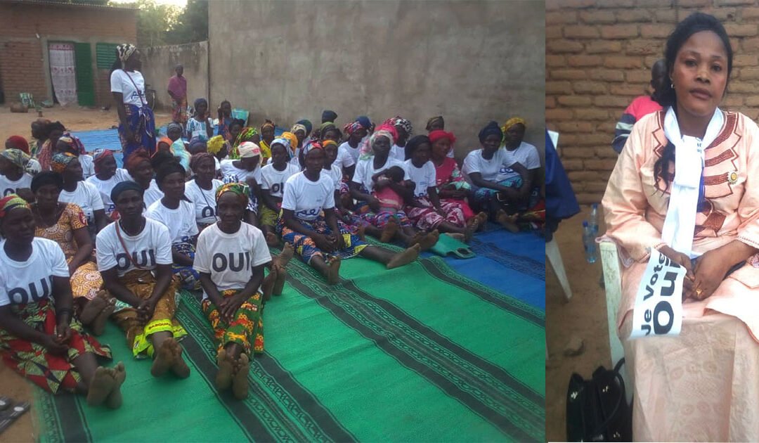 TANDJILE : causerie débat sur la sensibilisation des femmes sur le référendum constitutionnel.
