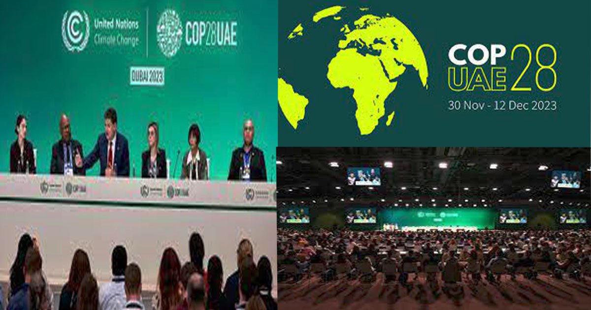 COP28-DUBAI : : pas de "sortie" dans le projet d'accord appelle à « la réduction de la consommation et de la production des énergies fossiles ».