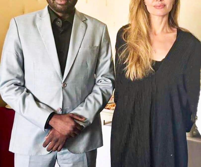 CNARR | Idriss Mahamat Ali Abdallah Nassour exprime sa gratitude envers Angelina Jolie pour son soutien aux réfugiés au Tchad