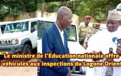 Doba : Le ministre de l’Éducation nationale dote le Logone Oriental de 6 véhicules pour une éducation renforcée