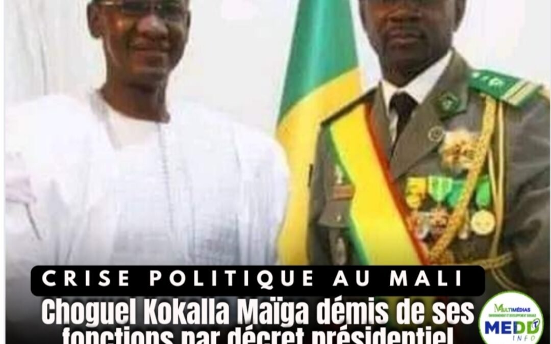 Crise politique au Mali : Choguel Kokalla Maïga démis de ses fonctions par décret présidentiel