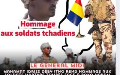 Un hommage aux héros : Mahamat Idriss Déby Itno rend hommage aux soldats martyrs tombés face à Boko Haram