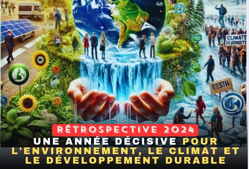 Rétrospective 2024 : Une année décisive pour l’environnement, le climat et le développement durable