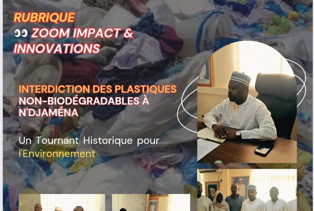 Zoom Impact & Innovations -Interdiction des Plastiques Non-Biodégradables à N’Djaména : Un Tournant Historique pour l’Environnement