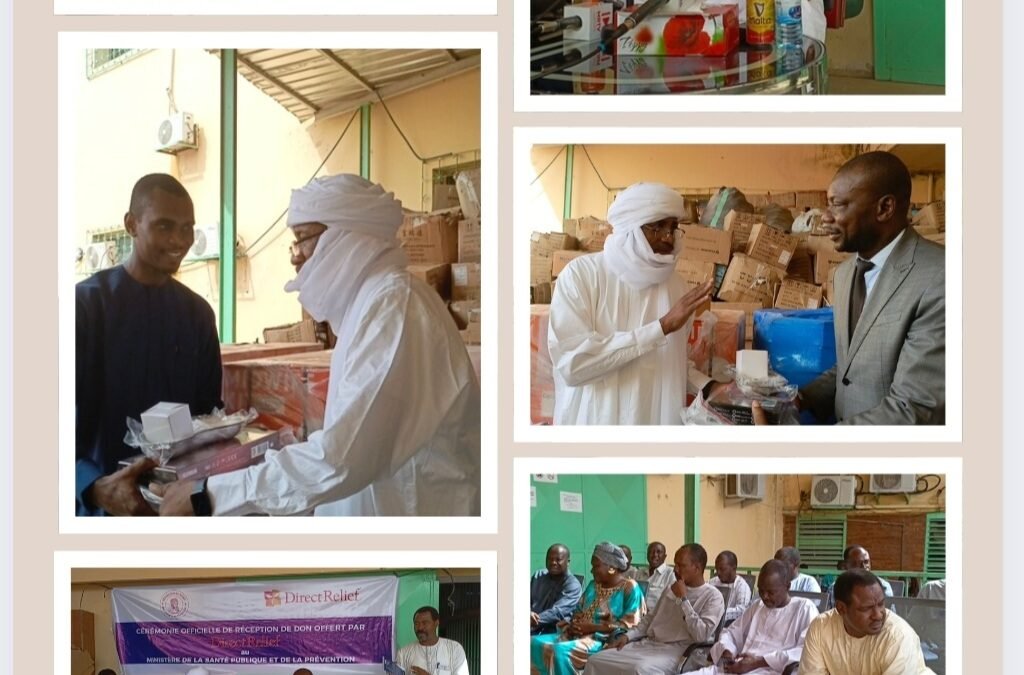 Renforcement du système de santé au Tchad : l’ONG Direct Relief offre 4 tonnes de médicaments et de matériel médical