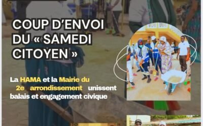 MÉDIAS – Coup d’envoi du « Samedi Citoyen » : La HAMA et la Mairie du 2e arrondissement unissent balais et engagement civique