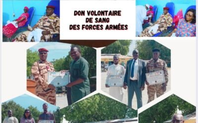 SANTÉ / DON DE SANG – N’DJAMENA – Les Forces Armées au Cœur de la Solidarité : Un Don de Sang, Un Geste pour la Vie