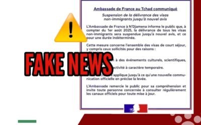 Suspension fictive des visas français au Tchad : une fausse alerte aux enjeux sérieux