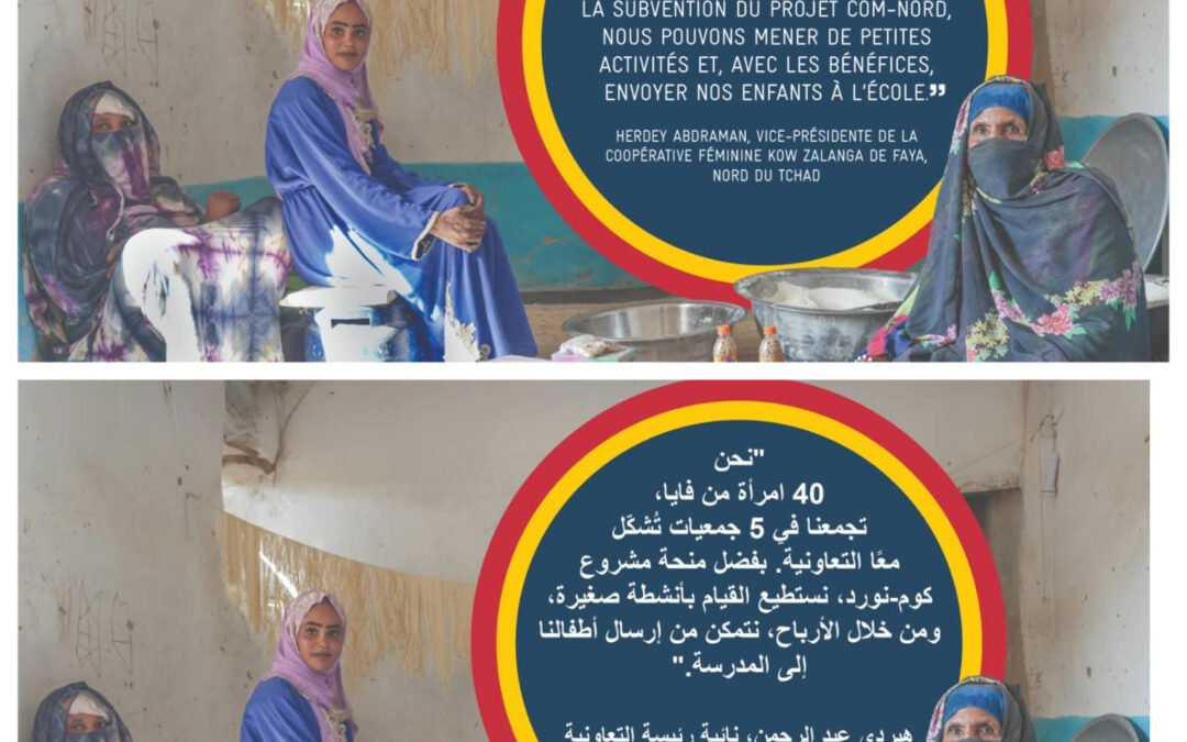 COM-NORD : L’UE, la France et l’Allemagne au chevet du développement au Nord du Tchad