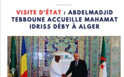 Visite d’État : Abdelmadjid Tebboune accueille Mahamat Idriss Déby à Alger
