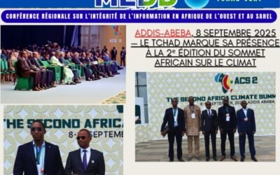 Climat : Le Tchad s’engage au plus haut niveau à la 2ᵉ édition du Sommet africain sur le climat à Addis-Abeba