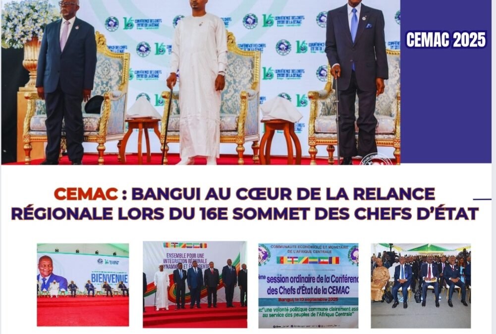 CEMAC : Bangui au Cœur de la Relance Régionale lors du 16e Sommet des Chefs d’État