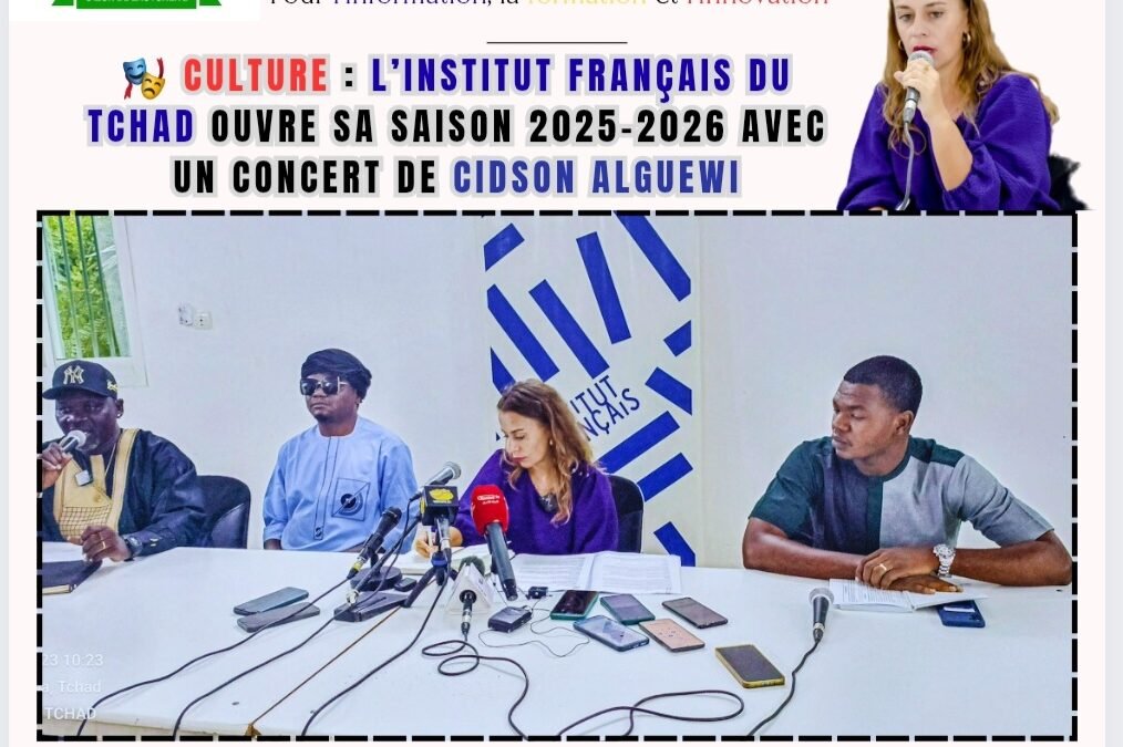 Culture : L’Institut français du Tchad ouvre sa saison 2025-2026 avec un concert de Cidson Alguewi