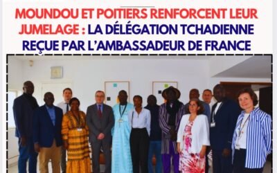 Moundou et Poitiers renforcent leur jumelage : la délégation tchadienne reçue par l’Ambassadeur de France