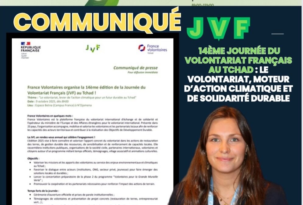 14ème Journée du Volontariat Français au Tchad : le volontariat, moteur d’action climatique et de solidarité durable