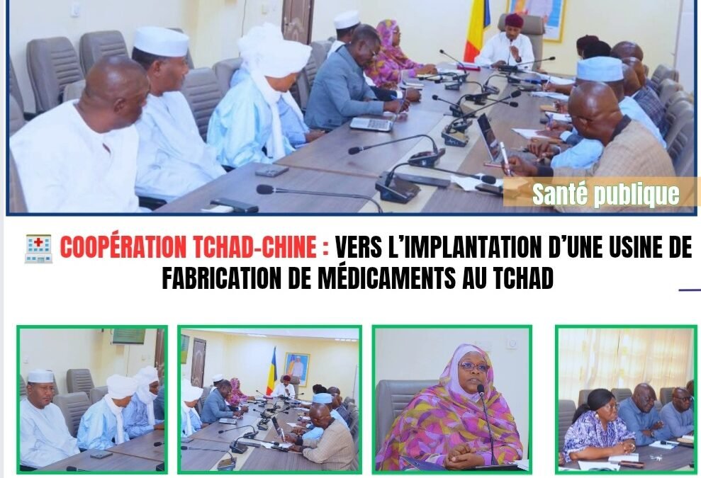 CoopĂ©ration TchadâChine : Vers lâimplantation dâune usine de fabrication de mĂ©dicaments au Tchad