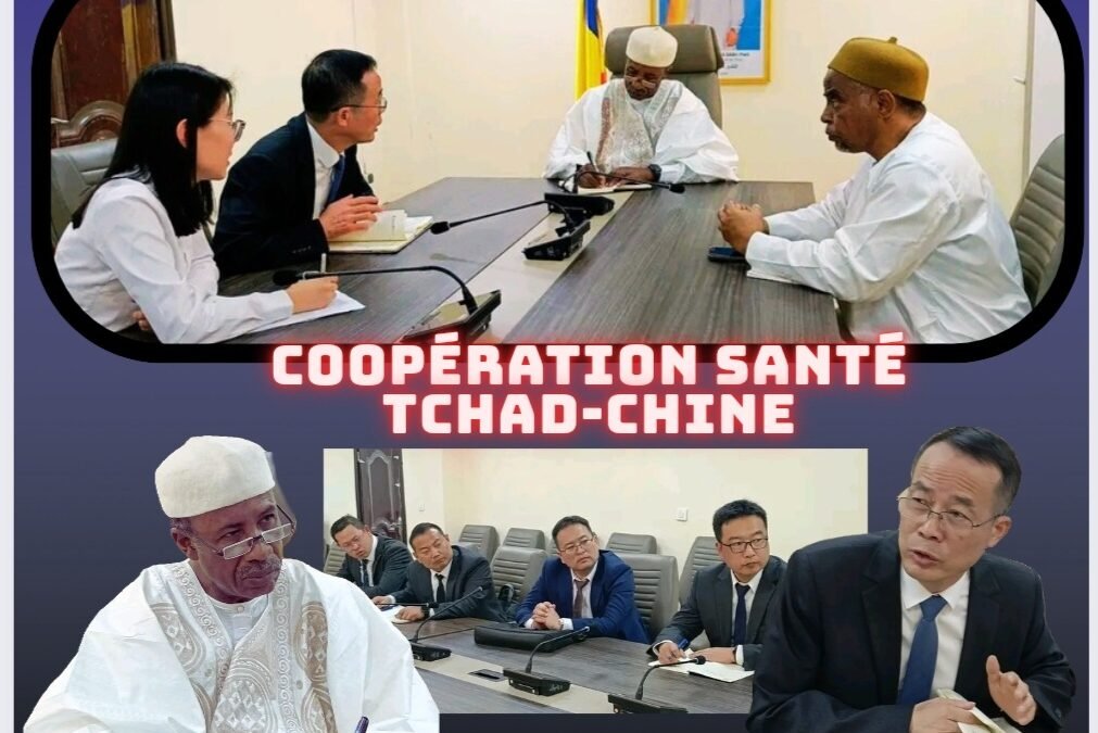 Coopération Santé Tchad–Chine : Après la pose de la première pierre, le ministre de la Santé reçoit le DG de Shui’an Construction Group