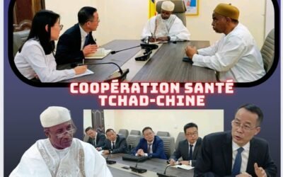 Coopération Santé Tchad–Chine : Après la pose de la première pierre, le ministre de la Santé reçoit le DG de Shui’an Construction Group