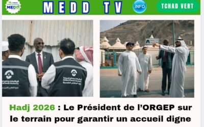 Hadj 2026 : Le Président de l’ORGEP sur le terrain pour garantir un accueil digne aux pèlerins tchadiens aux Lieux Saints