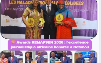 Awards REMAPSEN 2026 : l’excellence journalistique africaine honorée à Cotonou