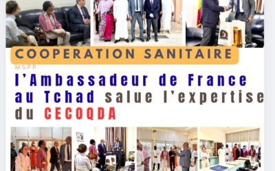 Coopération sanitaire : l’Ambassadeur de France salue l’expertise du CECOQDA