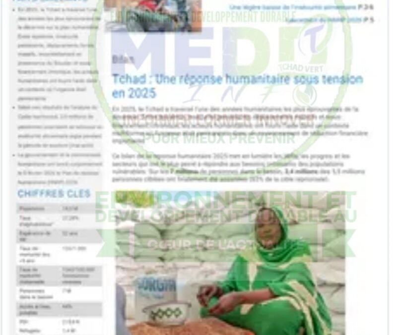 Tchad : Bulletin humanitaire (janvier-février 2026)