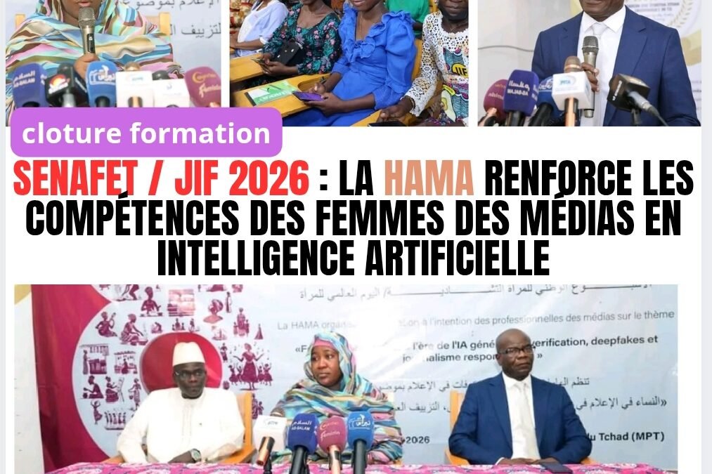 SENAFET / JIF 2026 : La HAMA forme les femmes des médias à l’intelligence artificielle pour un journalisme tourné vers l’avenir
