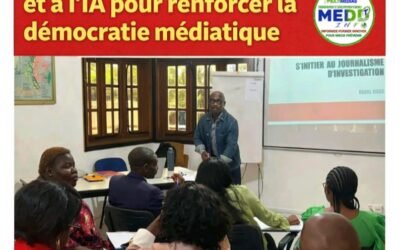Gabon Dernier volet : des journalistes formés à l’investigation, à l’éthique et à l’IA pour renforcer la démocratie médiatique