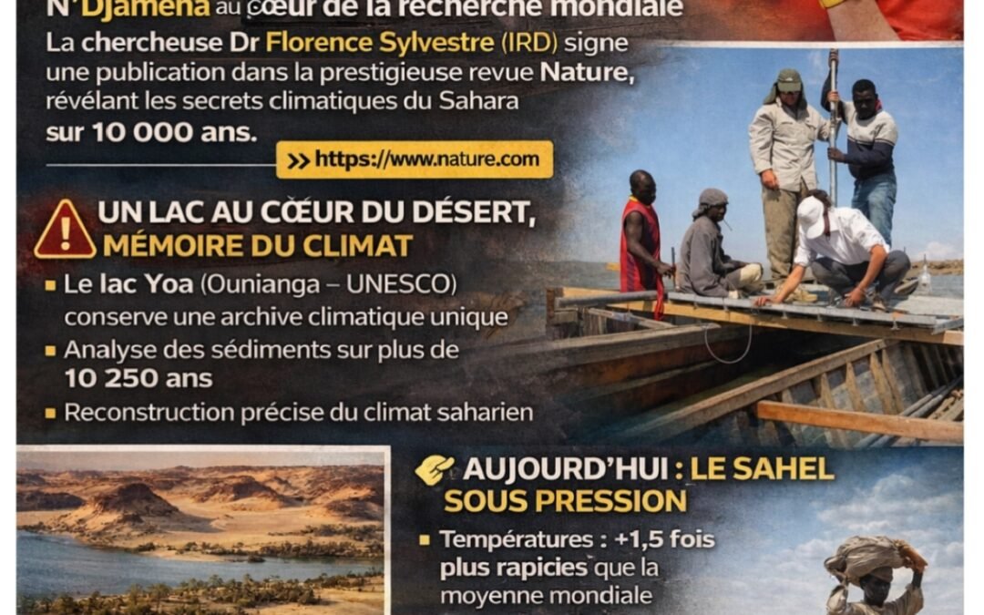 Sahara : une étude publiée dans Nature révèle des sécheresses brutales et alerte sur l’avenir climatique du Sahel