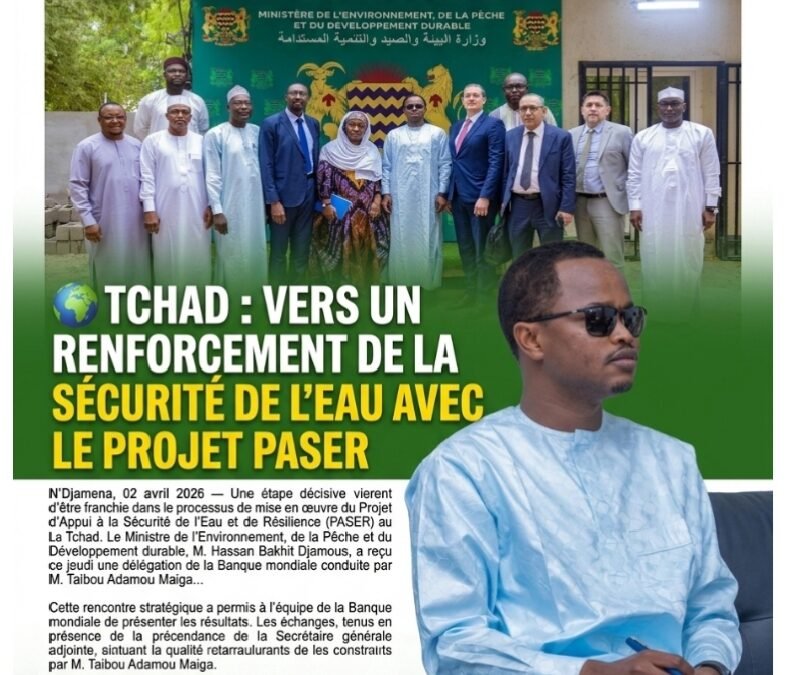 Tchad : vers un renforcement de la sécurité de l’eau avec le projet PASER