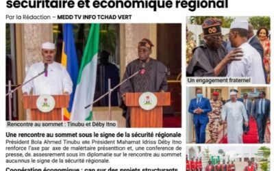 Tchad–Nigéria : Diplomatie éclair à Abuja, Mahamat Idriss Déby Itno renforce l’axe sécuritaire et économique régional
