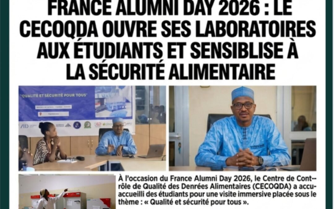 France Alumni Day 2026 : le CECOQDA ouvre ses laboratoires aux étudiants et sensibilise à la sécurité alimentaire