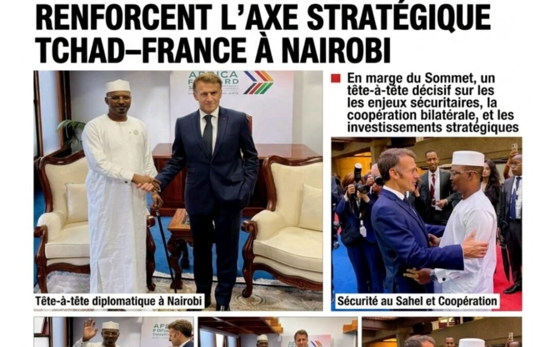 Africa Forward 2026 : Mahamat Idriss Déby Itno et Emmanuel Macron renforcent l’axe stratégique Tchad–France à Nairobi