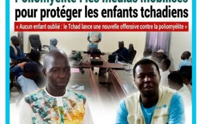 Poliomyélite : les médias mobilisés pour protéger les enfants tchadiens