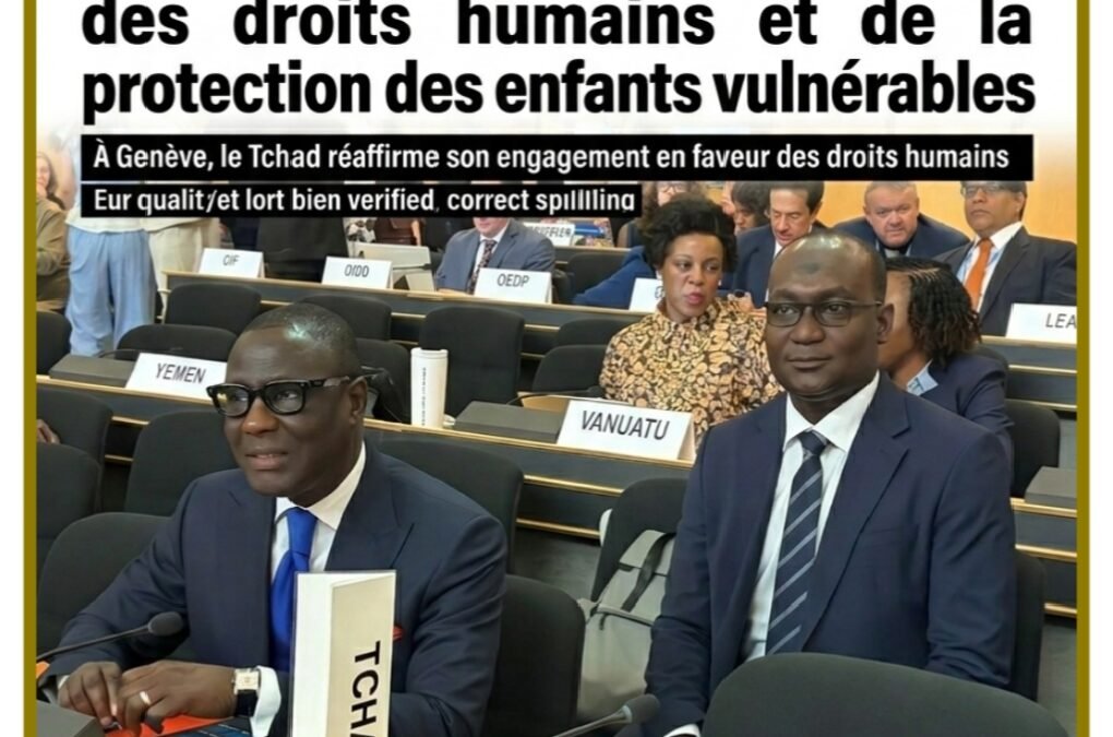À Genève, le Tchad porte la voix des droits humains et de la protection des enfants vulnérables