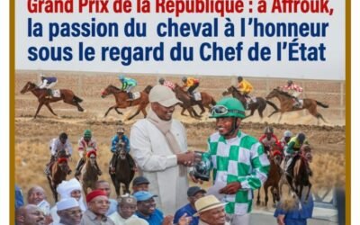 Grand Prix de la Rรฉpublique : ร Affrouk, la passion du cheval ร lโhonneur sous le regard du Chef de lโรtat