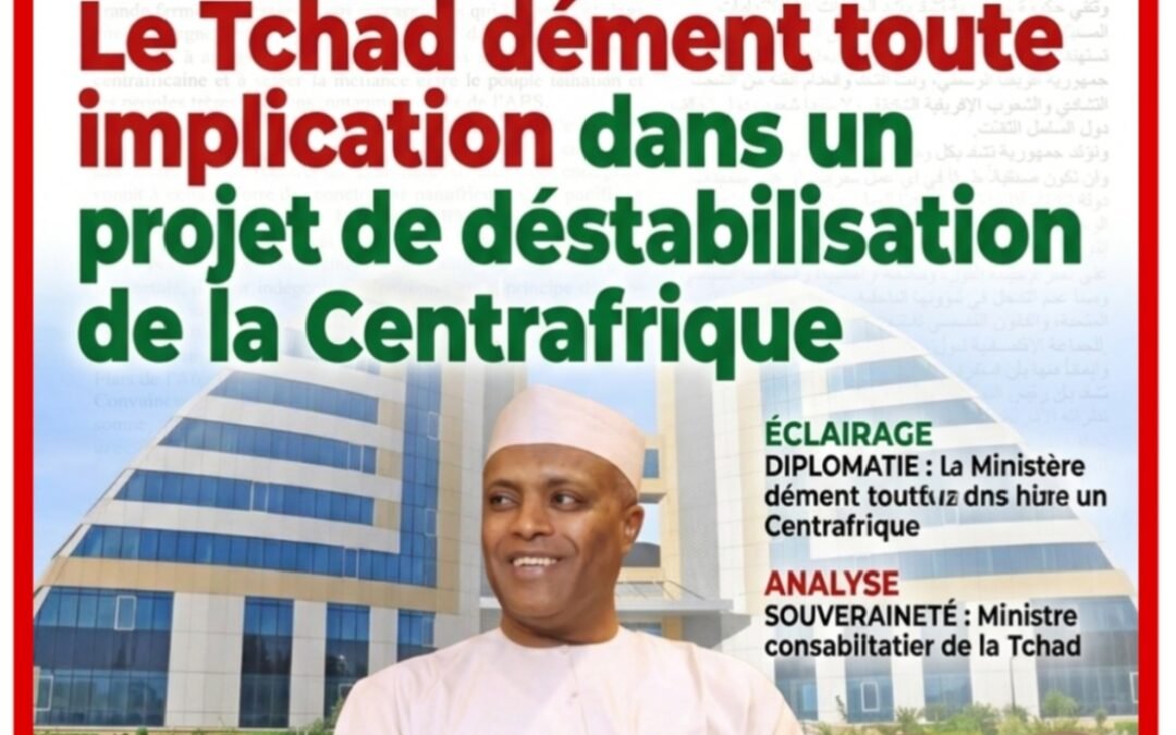Le Tchad dément toute implication dans un projet de déstabilisation de la Centrafrique