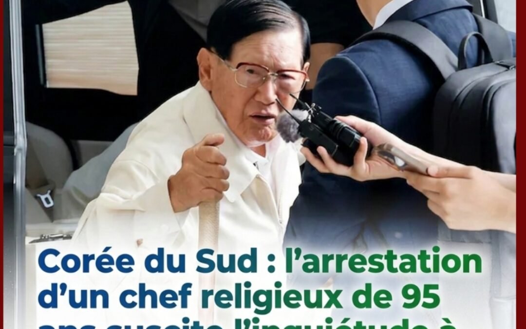 Corée du Sud : l’arrestation d’un chef religieux de 95 ans suscite l’inquiétude à l’international