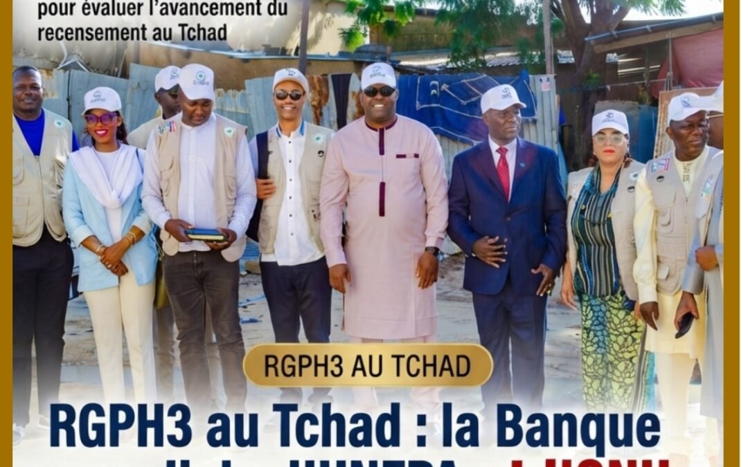 RGPH3 au Tchad : la Banque mondiale, l’UNFPA et l’ONU constatent les avancées du recensement sur le terrain