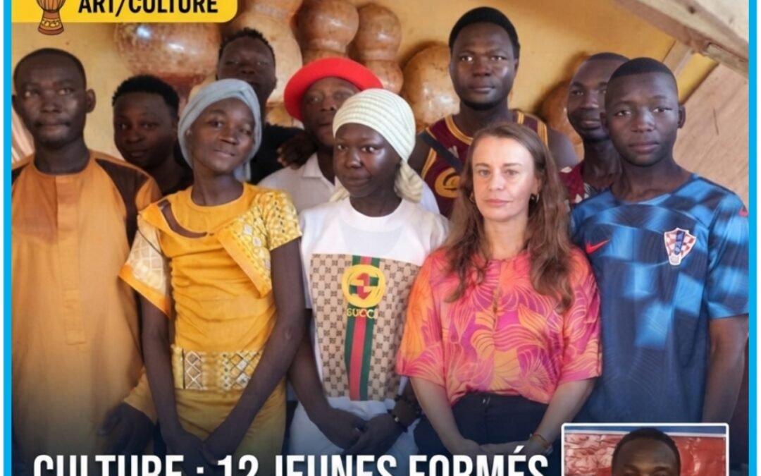 🇹🇩 Culture : 12 jeunes formés pour faire revivre les instruments traditionnels tchadiens