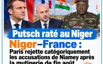 Niger–France : Paris rejette catégoriquement les accusations de Niamey après la mutinerie de fin août