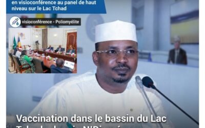 Vaccination : depuis N’Djaména, Mahamat Idriss Déby Itno intervient en visioconférence au panel de haut niveau sur le Lac Tchad