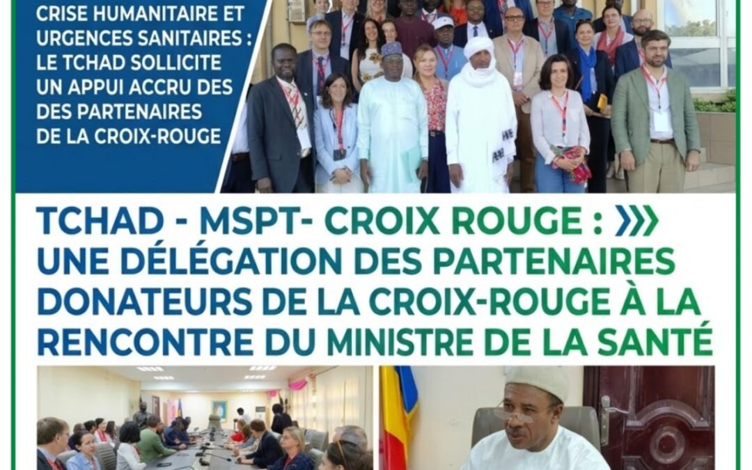 CRISE HUMANITAIRE ET URGENCES SANITAIRES : LE TCHAD SOLLICITE UN APPUI ACCRU DES PARTENAIRES DE LA CROIX-ROUGE